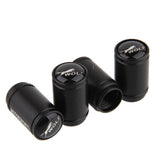 4pcs/set Ford Wolf Logo Matte Car Air Valve Stem Caps Auto Tyre Valve Covers