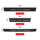 Citroen Carbon Fiber Car Door Threshold Scratch Proof Sticker Decal