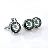4pcs/set Skoda Logo Stainless Steel Car License Plate Bolts