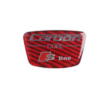 Audi Sline Carbon Fiber Car Door B Pillar Sticker Decals