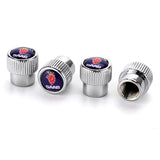 4pcs/set SAAB Logo Car Air Valve Stem Caps Auto Tyre Valve Covers