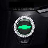 Chevrolet Luminous Car Engine One-click Start Stop Button Cover Sticker