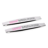 2pcs Subaru STI Metal Car Fender Side Badge Decal Rear Emblem Sticker