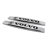 2pcs Volvo Metal Car Fender Side Badge Decal Rear Emblem Sticker
