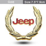 Jeep Metal Car Rear Sticker Auto Window Emblem Badge Decal