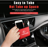 Car Air Outlet Storage Box for Logo RX350 IS300 ES350 IS250 CT200H IS NX GS350 NX200T ES250 Hanging Store Case Accessories