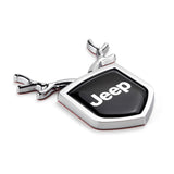 Jeep ABS Deer Car Rear Sticker Shield Trunk Emblem Badge Decal