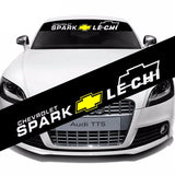 130*21cm Chevrolet Car Front Trunk Window Windshield Sunshade Sticker Decal