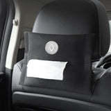 Renault Suede Car Seat Back Tissue Box Napkin Holder Storage Bag