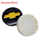 4pcs/set 53/58/59/64/83mm Chevrolet Car Wheel Center Hub Caps Hub Covers