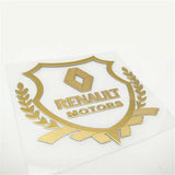 Renault Shield Car Rear Sticker Auto Window Emblem Badge Decal