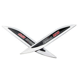 2pcs Honda Mugen Logo Metal Car Sider Fender Sticker Emblem Badge