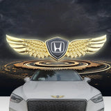 Honda Metal Wings Car Front Sticker Emblem Badge Decal