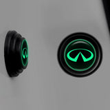 4pcs/set Infiniti Car Door Shock Stickers Luminous Absorber Decal