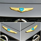 Honda Metal Wings Car Front Hood Sticker Emblem Badge Decal