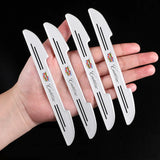 4pcs Cadillac Car Door Bumper Strip Anti-collision Protection Sticker
