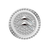 Citroen Diamond Car Engine One-click Start Stop Button Cover Sticker