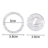 Lexus Diamond Car Engine One-click Start Stop Button Cover Sticker