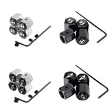 4pcs/set Hyundai Genesis Anti-Theft Car Air Valve Stem Cap Auto Tyre Valve Covers