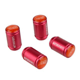 4pcs/set Subaru STI Logo Matte Car Air Valve Stem Caps Auto Tyre Valve Covers