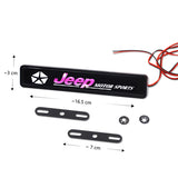 Jeep Logo Car Front Hood Grille LED Light