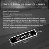 2pcs/set Buick Logo Metal Car Side Sticker Auto Emblem Badge