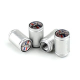 4pcs/set Ford Mustang Wolf Logo Sport Matte Car Air Valve Stem Caps Auto Tyre Valve Covers