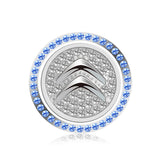 Citroen Diamond Car Engine One-click Start Stop Button Cover Sticker