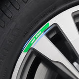 4pcs/set 9cm Land Rover Aluminum Alloy Car Wheel Rim Tyre Sticker