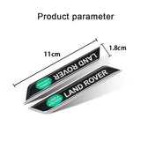 2pcs Land Rover Car Fender Side Stickers Trunk Anti-scratch Decal