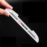 4pcs Mazda Car Door Bumper Strip Anti-collision Protection Sticker