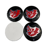4pcs/set 56mm Dodge RAM RT Challenger Viper Car Wheel Center Hub Sticker Decal