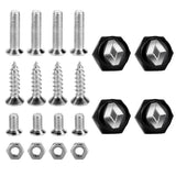 4pcs/set Renault Logo Stainless Steel Car License Plate Bolts
