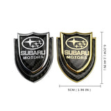 Subaru Shield Carbon Fiber Car Rear Sticker Window Emblem Badge Decal