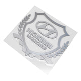 Hyundai Shield Car Rear Sticker Auto Window Emblem Badge Decal