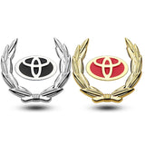 Toyota Metal Car Rear Sticker Auto Window Emblem Badge Decal