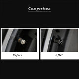 4pcs Chevrolet Logo Car Tire Valve Caps