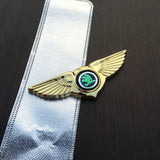 Skoda Angle Wings Metal Car Front Center Sticker Grille Emblem