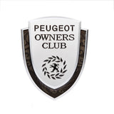 Peugeot Metal Shield Car Rear Sticker Auto Window Emblem Badge Decal