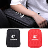 Leather Car Central Console Armrest Box Mat for Logo Accord Odyssey CRV Jazz Pilot Civic City Protective Pad Accessories