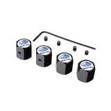 4pcs/set Subaru STI Anti-Theft Car Air Valve Stem Cap Auto Tyre Valve Covers