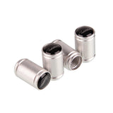 4pcs/set Cadillac Logo Matte Car Air Valve Stem Caps Auto Tyre Valve Covers