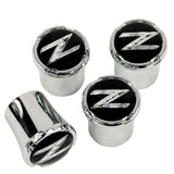 4pcs/set Nissan Nismo Z Logo Car Air Valve Stem Caps Auto Tyre Valve Covers