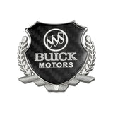 Buick Metal Carbon Fiber Car Rear Sticker Shield Trunk Emblem Badge Decal