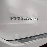 Ford TITANIUM Logo Car Rear Sticker Auto Letter Trunk Emblem Badge Decal