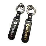 Renault Carbon Fiber Car Logo Keychain Keyring