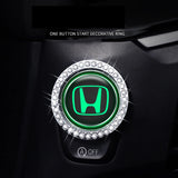 Honda Luminous Car Engine One-click Start Stop Button Cover Sticker