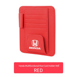 Car Styling Sun Visor Sunglasses Storage for Accord CRV Jazz Pilot Civic City Odyssey Crosstour HRV  Card Case Decoration