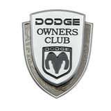Dodge Metal Shield Car Rear Sticker Trunk Emblem Badge Decal