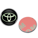 Toyota Luminous Car Engine One-click Start Stop Button Cover Sticker